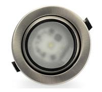 Narbonne Accessoires Spot encastrable orientable à Leds : chromé