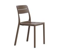 Chaise de Jardin 4 Pieds Empilable Nardi Cassia Bistrot 40221.53.000 Tabacco