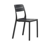 NARDI - Chaise empilable Noir