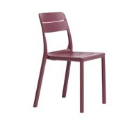NARDI - Chaise empilable Rouge