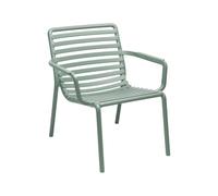 NARDI - Fauteuil bas empilable Vert