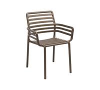 NARDI - Fauteuil empilable Marron