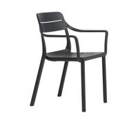 NARDI - Fauteuil empilable Noir
