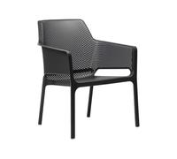 NARDI - Fauteuil empilable Noir