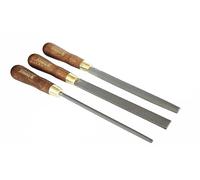 Narex 854252 Lot de 3 râpes à bois rondes à coupe fine, demi-ronde et rectangulaire 200 mm