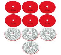 Naroote 10 Pcs Disques de Ponçage 3 Pouces Tampons de Polissage Diamant