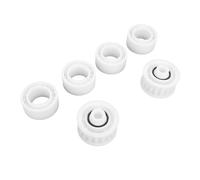 Naroote 4 Paquets de Roues, 2 Engrenages Pully, Roues de Remplacement pour Nettoyeur de Piscine, Compatibles avec Dolphin CC Plus M200/M400/M500