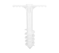 Naroote Ancre de Sable pour Parasol de Plage, Support à Vis en Spirale avec Goujon Réglable et Filetage à 5 Couches, Idéal pour Le Parc Aquatique de Terrain de Camping, de Plage de Sable