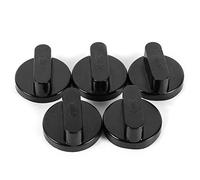 Naroote Boutons de Four Noirs de Remplacement Résistants aux Frottements de Haute qualité pour Cuisinière à Gaz et Four