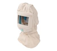 Naroote Cagoule de Sablage, Protection Faciale, Valve Respiratoire Amovible, Cagoule Anti-poussière avec Châle Coupe-vent, pour Ponçage, Polissage, Sablage, Masques d'équipement de Protection