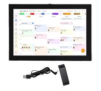 Naroote Calendrier Numérique, Calendrier Mural avec Écran Tactile IPS de 10,1 Pouces, Contrôle via Application Mobile, Rappels de Tâches, Tableau des Tâches, pour la Famille
