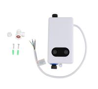Naroote Chauffe-eau électrique instantané, Design Compact sans Réservoir | Économie d\'énergie, chauffage sûr, acier inoxydable, pour cuisine et salle de bain