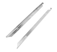 Naroote Couvercles de Cuisinière en Acier Inoxydable, Remplissage de Comptoir de Cuisine Chauffant pour Cuisinière de Four avec Finition Brossée, Idéal pour les Espaces de 2 Mm à 19 Mm (Modèle B)
