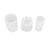Naroote Cylindre de Pluviomètre Professionnel en Plastique Transparent Haute Performance, Outil de Mesure de 400ml pour l'enseignement des Sciences