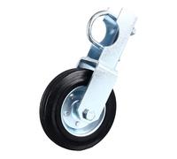 Naroote de Porte de 6 Pouces, Roue Porteuse Robuste de 500lb pour Portes de Clôture à Maillons de Chaîne, Utilisation en Extérieur