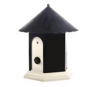 Naroote Dispositif Anti-Aboiement Ultrasonique Réglable, Portée de 50 | ABS Résistant aux Intempéries, Reconnaissance Automatique, Dissuasif d'Aboiement pour Jardin, Terrasse et Patio