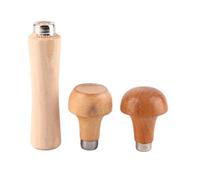 Naroote Ensemble de 3 Poignées de Lime à Découper en Bois, Poignées Ergonomiques en Bois pour Outils à Main de Bricolage Artisanal, D'outils en Durables pour Diverses Applications