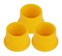 Naroote Ensemble de Bouchons de Vin en Silicone, Couvercles Flexibles et Durables pour Bouteilles de Vin et de Boissons, Couleur Bonbon pour Accessoires de Bar à Domicile 20 Pièces (YELLOW)