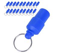 Naroote Étiquette Anti-perte pour Animaux de Compagnie, 20 Pièces, pour Chiens et Chats, Pendentif D'étiquette D'identification et D'adresse étanche, Petit et Joli, Tube de Collier de Rangement en