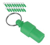 Naroote Étiquette Anti-perte pour Animaux de Compagnie, 20 Pièces, pour Chiens et Chats, Pendentif D'étiquette D'identification et D'adresse étanche, Petit et Joli, Tube de Collier de Rangement en