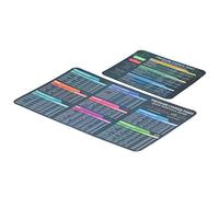 Naroote Guide de Référence de Cuisson pour Autocuiseur électrique pour Repas Rapides, étanche et Facile à Nettoyer, Paquet de 2, Plastique, 27x17 Cm/10,6x6,7 Pouces
