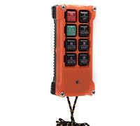 Naroote H21 E1C Télécommande Industrielle sans Fil, 8 Boutons, IP65 | Commande 100 m, interrupteur vertissement de tension, kit émetteur-récepteur pour grues