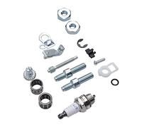 Naroote Kit de Réglage de Chaîne, Tendeur Durable pour 066 MS 660, Accessoires de Tronçonneuse, Fer, Aluminium et Plastique, 11 Pièces