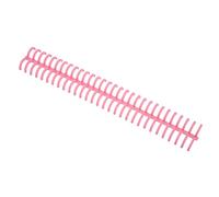 Naroote Lot de 10 Bobines de Reliure en Spirale, Peigne en Plastique Durable pour Tourner les Pages en Douceur dans la Bibliothèque de L'école de Bureau, Diamètre 16 Mm (PINK)