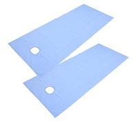 Naroote Lot de 2 Draps de Couverture pour Table de Massage, Résistants à L'huile, Respirants, pour Salon de beauté, Couverture de Lit de Spa, Tissu en Coton Doux pour Massage, Centre de Spa 200 X 75