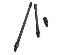 Naroote Lot de 2 Rallonges de ouille 13,77'' 9,84'', Barre D'extension de Douille Flexible avec Entraînements 1/2'', Construction D'arbre à Ressort et flexibilité à 45°