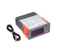 Naroote Mini Thermostat de Chauffage et de Refroidissement, Régulateur de Température Numérique -1000, pour Congélateur, Réfrigérateur, Capteur , 1 Pièce (24V)