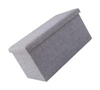 Naroote Ottoman de Rangement Pliable en Tissu, Repose-Pieds Fonctionnel Durable pour Salon, Boîte de Rangement en Tissu pour Dortoir, 1 Pièce 30 X 30 X 30 Cm (Petit)
