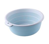 Naroote Panier de Lavage de Cuisine à Double Couche, Panier égouttoir Multifonctionnel épaissi de Grande capacité avec Conception Creuse, Idéal pour le Lavage et l'égouttage des Fruits, Légumes,