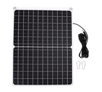 Naroote Panneau Solaire 30W 12V Silicium Monocristallin, Flex 30° | Cadre en Aluminium, Diode Intégrée, compatibilité avec Chargeur de Batterie, Pompes Extérieures, Montage sur Surface Incurvée