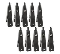 Naroote Pince de Test, Courant Nominal 10A, Ouverture 25mm (BLACK) | Matériau ABS, léger, portable, idéal pour divers projets électriques