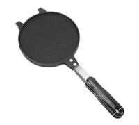 Naroote Poêle à Pression Antiadhésive pour une Cuisson Facile, Dessus de Cuisinière en Aluminium de 6,8 Pouces pour Tortillas et Crêpes (Style de grille)