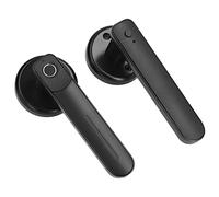 Naroote Poignée Biométrique Intelligente de Serrure de Porte D'empreinte Digitale sans clé pour des Bureaux D'appartements épaisseur de Porte de 30-65mm Noir
