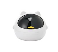 Naroote Poubelle Mini avec Couvercle, Design Anti-Odeurs | Matière plastique durable, Taille compacte, Polyvalent pour la maison, le dortoir, le bureau, Facile à utiliser