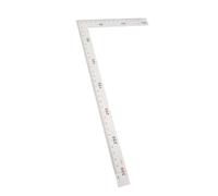 Naroote Règle à Angle Droit en Acier Inoxydable, Guide de Coupe Double Face, Règle de Mesure d'Angle Intérieur Extérieur avec Double Face, Idéale pour le Travail du Bois et des Métaux, 500 Mm X 250