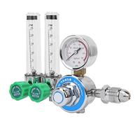 Naroote Régulateur D'argon à Double Tube WX- 55X- 2L, Réducteur de Pression de Haute qualité pour les Professionnels du Soudage, Matériau en Alliage de Zinc 0-4000PSi