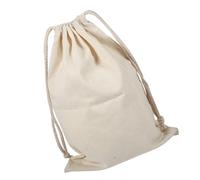 Naroote Sac à Linge en Coton Uni avec Cordon de Serrage pour Usage Domestique et Voyage, Sac de Rangement pour Les Familles, Grande capacité, Protection Contre Les Odeurs, Matériau en Coton Naturel