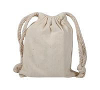 Naroote Sac à Linge en Coton Uni avec Cordon de Serrage pour Usage Domestique et Voyage, Sac de Rangement pour Les Familles, Grande capacité, Protection Contre Les Odeurs, Matériau en Coton Naturel