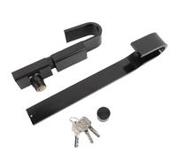 Naroote Serrure de Conteneur d'expédition, Serrure de Porte de Chargement Robuste Réglable de 9 à 18 Pouces avec 3 Clés, de Porte de Boîte de Remorque d'entrepôt pour Chantier de Construction de