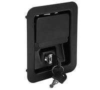 Naroote Serrure de Panneau de Générateur en Acier Inoxydable, Conception Carrée pour un Montage sécurisé dans les Armoires de Distribution D'énergie 5,6 "x 4,3"