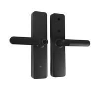 Naroote Serrure D'entrée à Empreinte Digitale avec Technologie Avancée pour un Accès sécurisé à la Maison, Poignée de Porte D'entrée Intelligente, 1955 G, 2 Clés, 2 Cartes IC