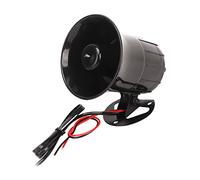 Naroote Sirène 3 Tons avec Alerte Sonore à Décibels élevés 120dB pour Voitures, Alarme D'avertissement de Voiture étanche 12V