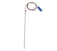 Naroote Sonde de Capteur de Température, ABS et Acier Inoxydable Résistant aux Hautes Températures, Diamètre 1/8 Pouces pour le Traitement de L'eau 5x330mm
