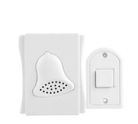 Naroote Sonnette Filaire Ding Dong Bell Facile à Installer avec un Son Clair pour la Maison et le Bureau ABS 1 X Sonnette Filaire