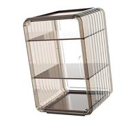Naroote Support de Stockage de Bouteille d'eau en Acrylique, Design Compact et élégant pour Un Usage Domestique, Grande Taille (Grand 3 Couches Marron)