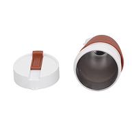 Naroote Tasse Isotherme en Forme de Corne de Chèvre pour café et Boissons, Matériau Sûr en PP et Acier Inoxydable, 230 Ml (WHITE)